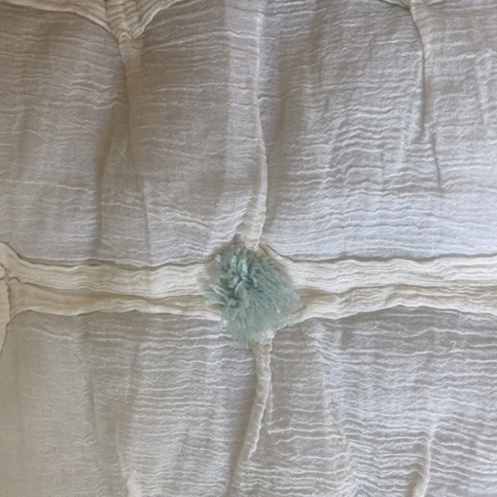 Anthropologie Pom Tassel Toddler Crib Pillow Sham